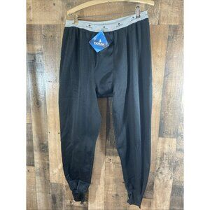 Men's Military Fleece Black Poly. Thermal Bottom sizes Large 38-40 Indera